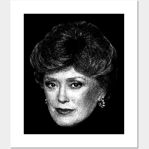 White Golden Rue McClanahan Vihntage Wall Art by CakCulaiNabuiNabui